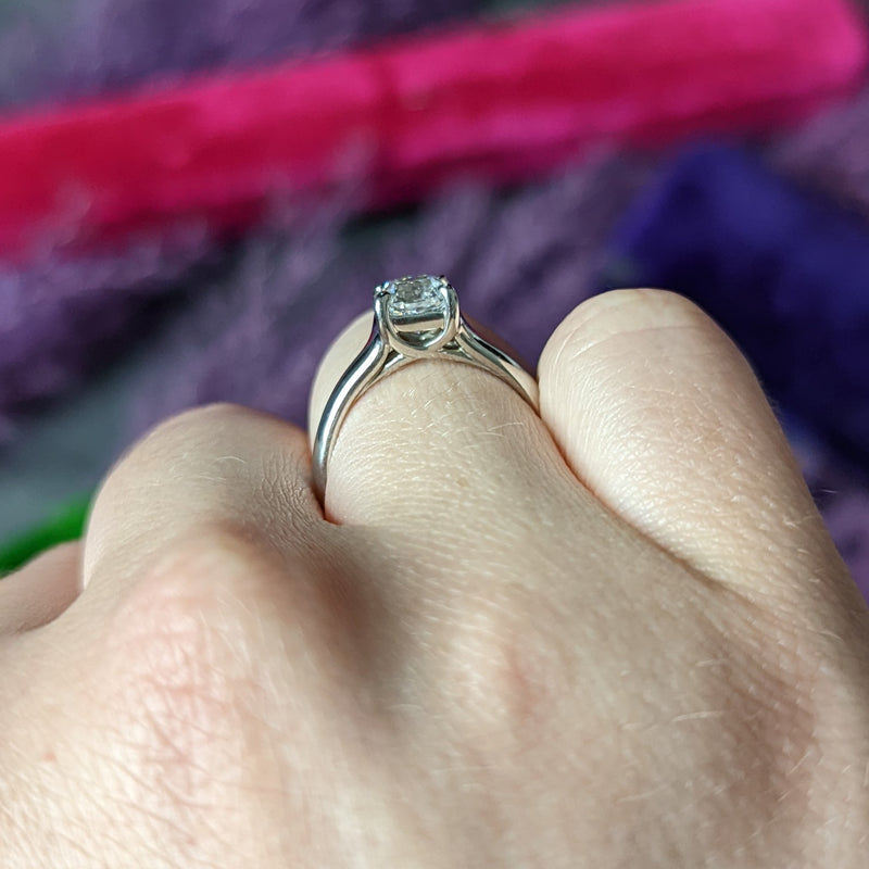 Tiffany and Co. Lucida Diamond 0.56 Carat Engagement Ring Platinum For Sale  at 1stDibs | tiffany lucida diamond ring, tiffany lucida engagement ring,  lucida tiffany ring